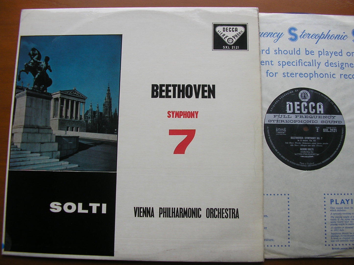 BEETHOVEN: SYMPHONY No. 7 GEORG SOLTI / VIENNA PHILHARMONIC SXL 2121