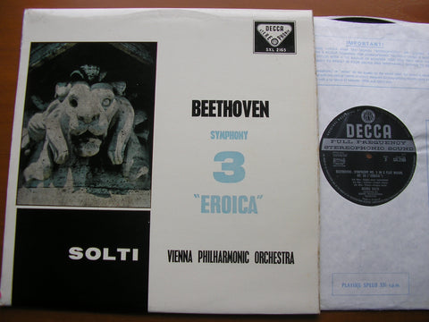 BEETHOVEN: SYMPHONY No. 3 'Eroica'      SOLTI / VIENNA PHILHARMONIC    SXL 2165