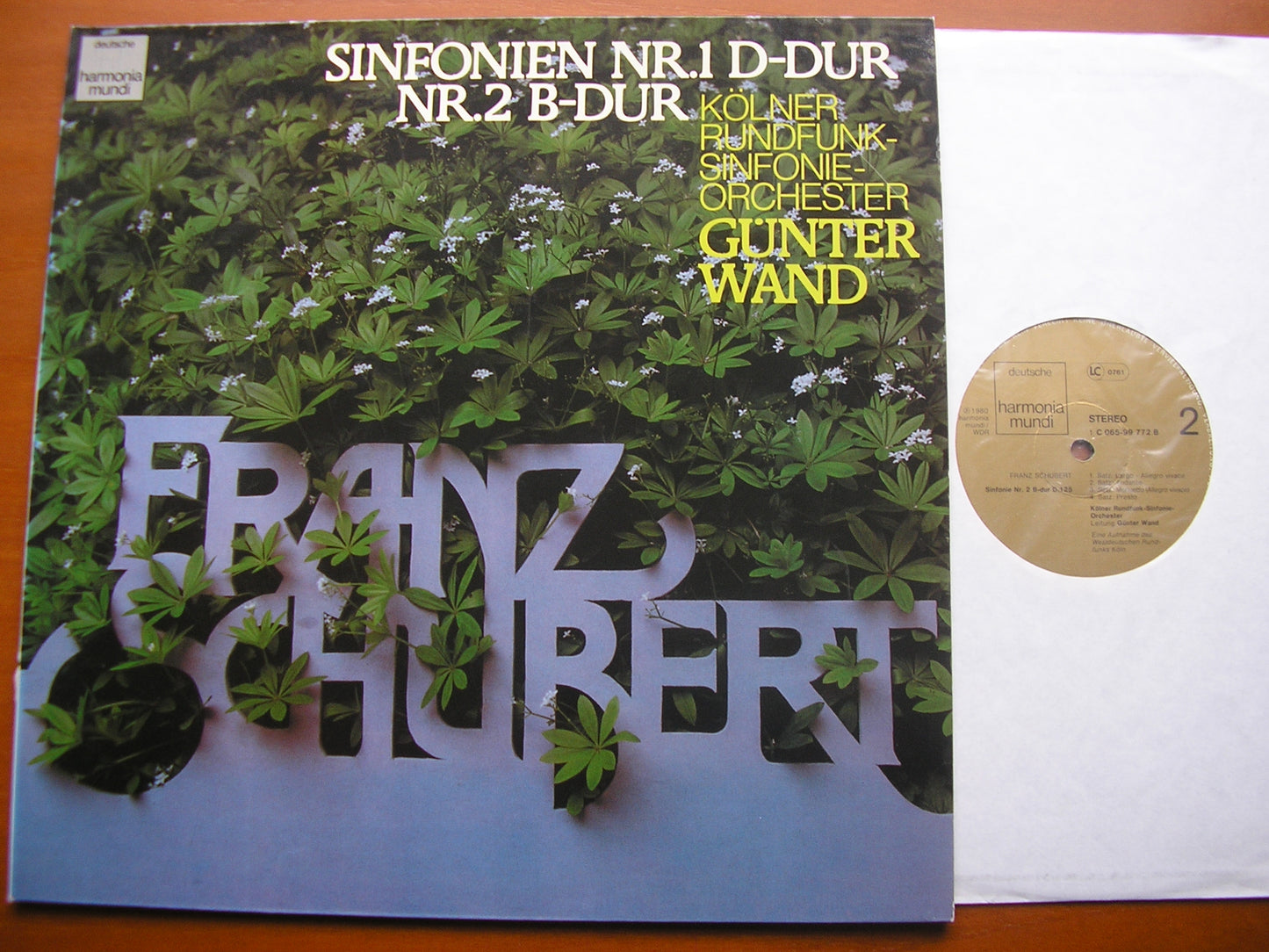 SCHUBERT: SYMPHONIES Nos. 1 & 2 WAND / COLOGNE RADIO SYMPHONY 065 99 772