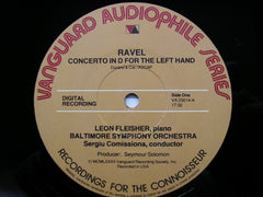 RAVEL: CONCERTO FOR THE LEFT HAND / RAPSODIE / ALBORADA   FLEISHER / BALTIMORE SYMPHONY / COMISSIONA  VA 25014
