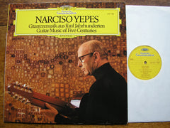 GUITAR MUSIC OF FIVE CENTURIES   NARCISO YEPES   2531 382