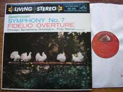 BEETHOVEN: SYMPHONY No. 7 / FIDELIO OVERTURE   REINER / CHICAGO SYMPHONY   LSC 1991