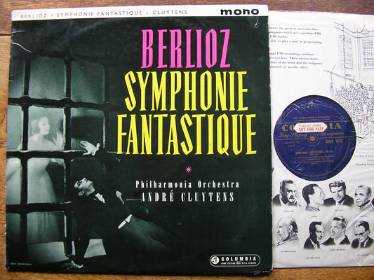 BERLIOZ: SYMPHONIE FANTASTIQUE  CLUYTENS / PHILHARMONIA ORCHESTRA   33CX 1673