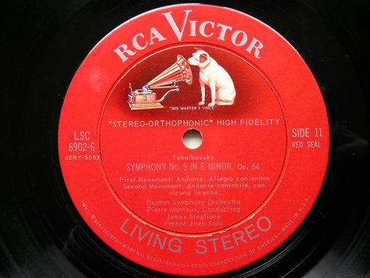 TCHAIKOVSKY: SYMPHONY No. 6  PIERRE MONTEUX / BOSTON SYMPHONY ORCHESTRA  LSC 1901