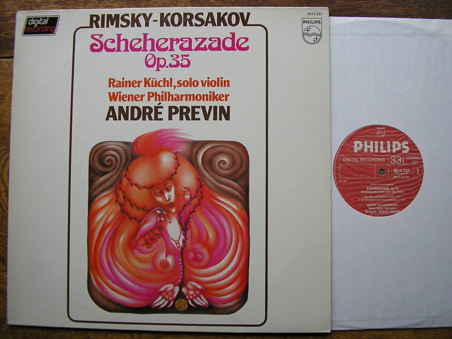 RIMSKY - KORSAKOV: SCHEHERAZADE  ANDRE PREVIN / VIENNA PHILHASRMONIC  6514 231