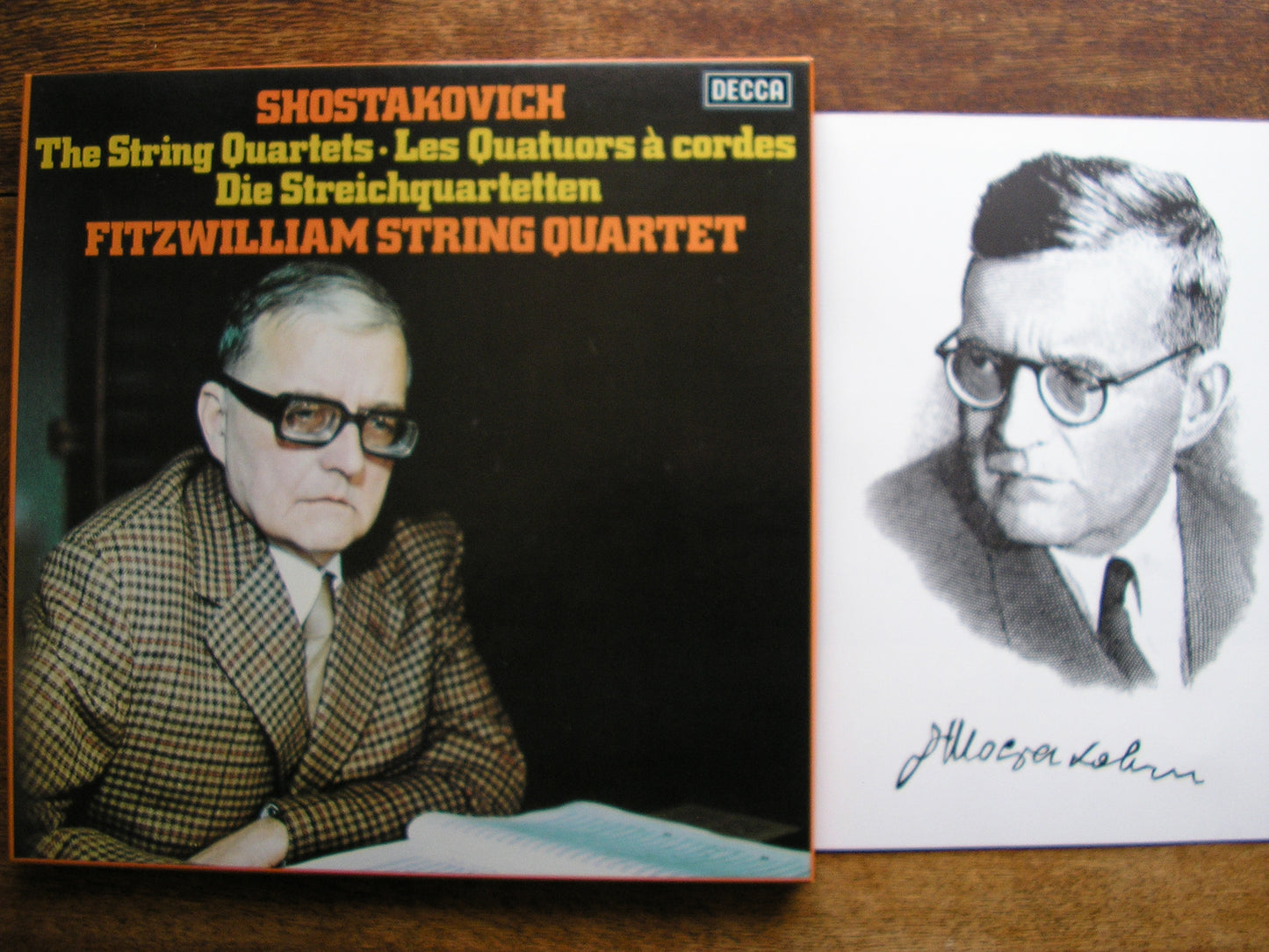 SHOSTAKOVICH: THE STRING QUARTETS FITZWILLIAM STRING QUARTET D188D7