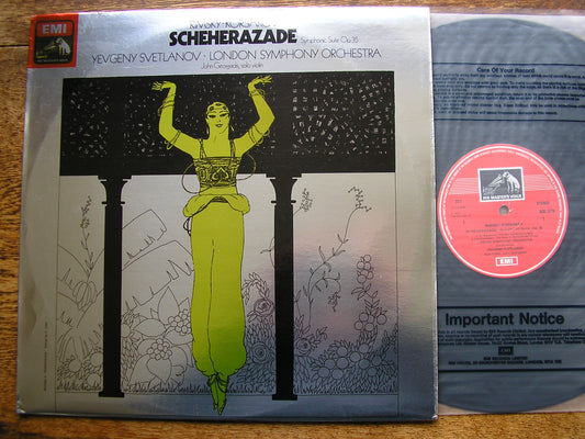 RIMSKY - KORSAKOV: SCHEHERAZADE  YEVGENY SVETLANOV / LONDON SYMPHONY  ASD 3779