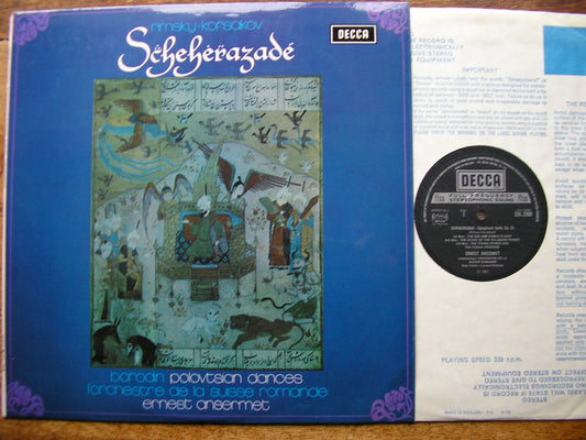 RIMSKY - KORSAKOV: SCHEHERAZADE  ERNEST ANMSERMET / SUISSE ROMANDE   SXL 2268
