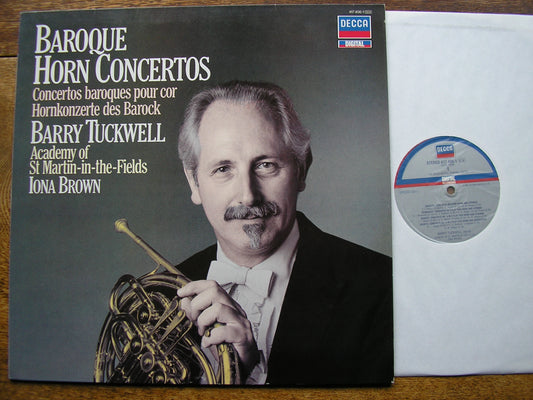 BAROQUE HORN CONCERTOS   BARRY TUCKWELL / ASMIF / IONA BROWN  417 406