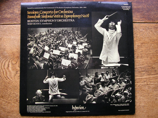 SESSIONS: CONCERTO FOR ORCHESTRA / PANUFNIK: SINFONIA VOTIVA OZAWA / BSO A66050