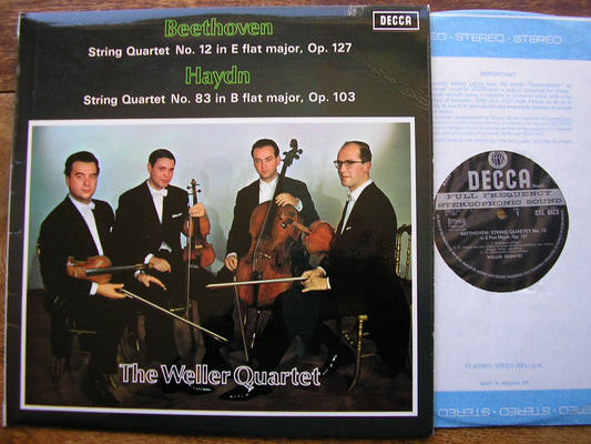 BEETHOVEN / HAYDN: STRING QUARTETS  THE WELLER QUARTET   SXL 6423