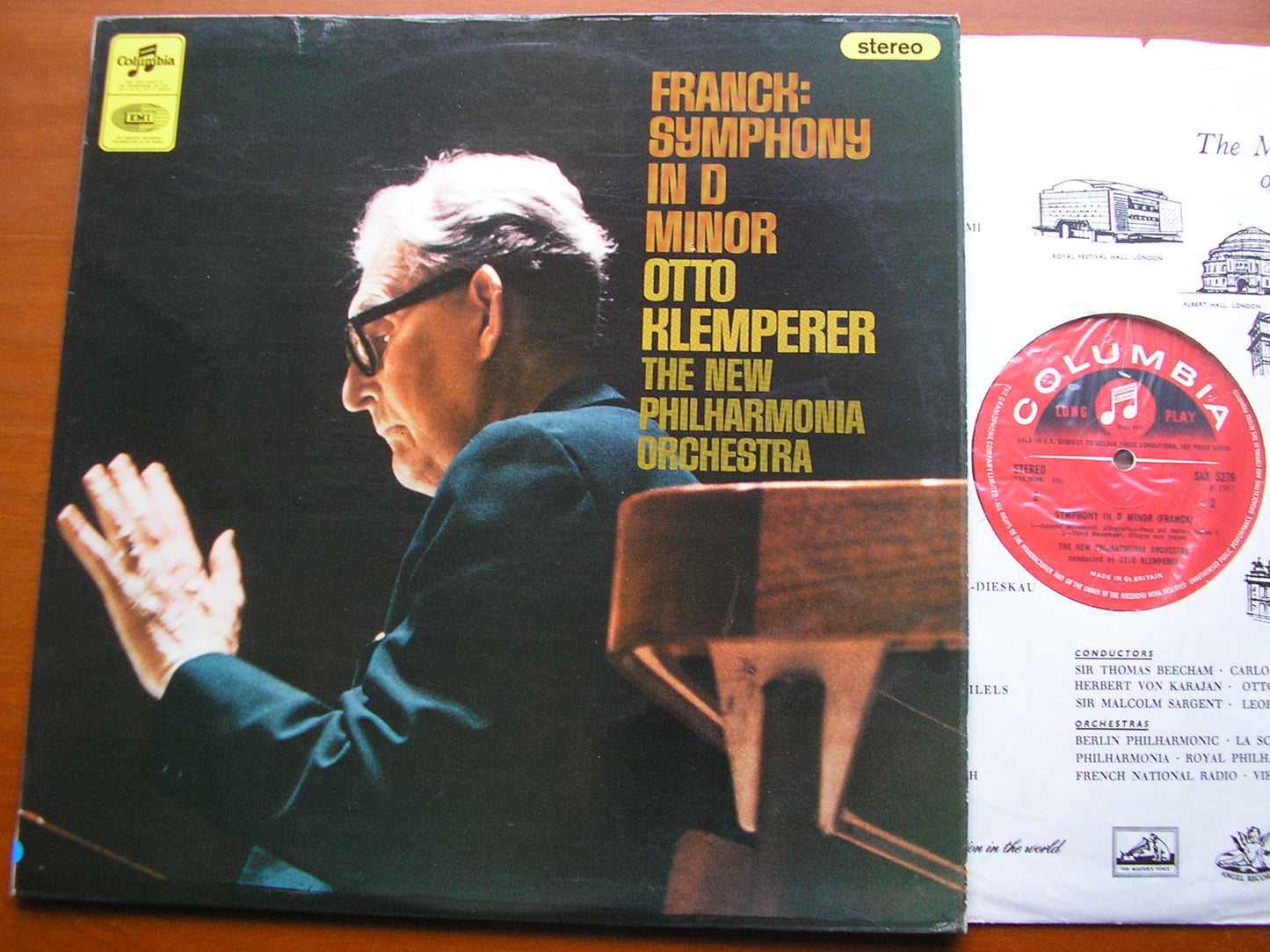 FRANCK: SYMPHONY in D KLEMPERER / NEW PHILHARMONIA SAX 5276