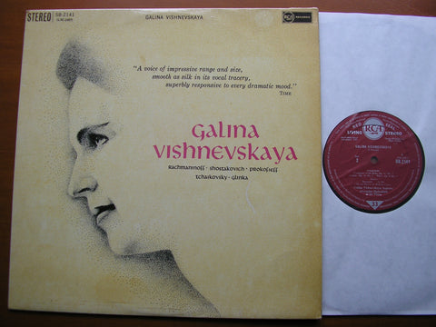 GALINA VISHNEVSKAYA SINGS RUSSIAN SONGS: RACHMANINOV / GLINKA / TCHAIKOVSKY / PROKOFIEV     SB 2141