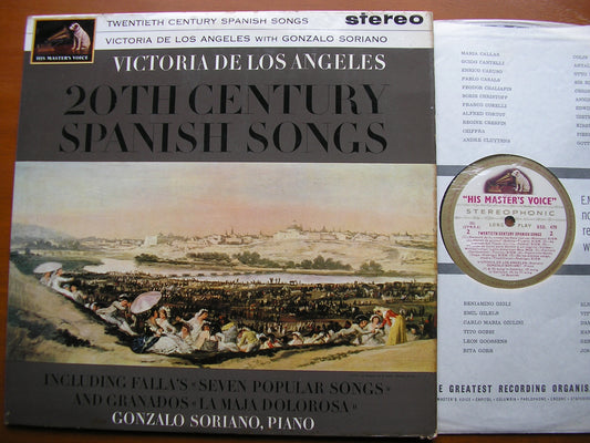 20th CENTURY SPANISH SONGS   DE LOS ANGELES / SORIANO    ASD 479