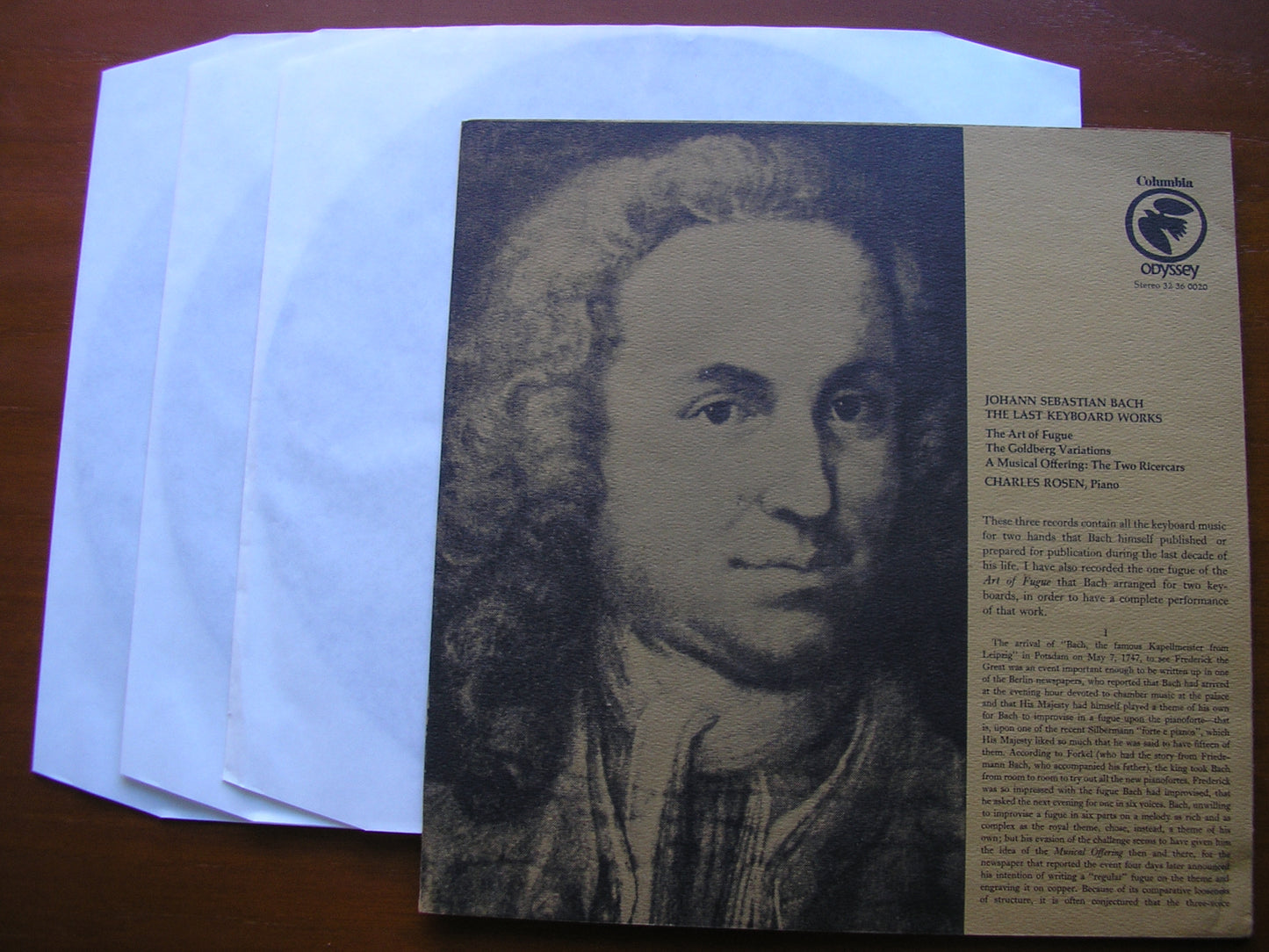 BACH: THE LAST KEYBOARD WORKS CHARLES ROSEN 32 36 0020