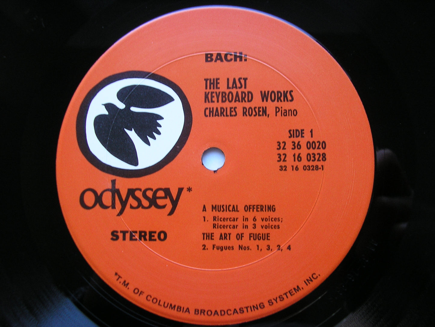 BACH: THE LAST KEYBOARD WORKS CHARLES ROSEN 32 36 0020