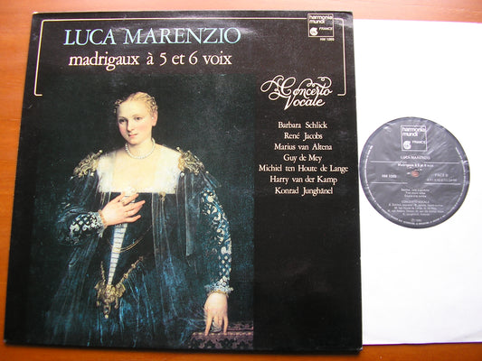MARENZIO: MADRIGALS FOR 5 & 6 VOICES     CONCERTO VOCALE / JACOBS    HM 1065