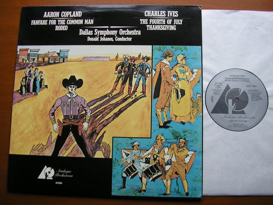 COPLAND: FANFARE / RODEO / IVES: HOLIDAYS SYMPHONY   JOHANOS / DALLAS SYMPHONY     APC 004