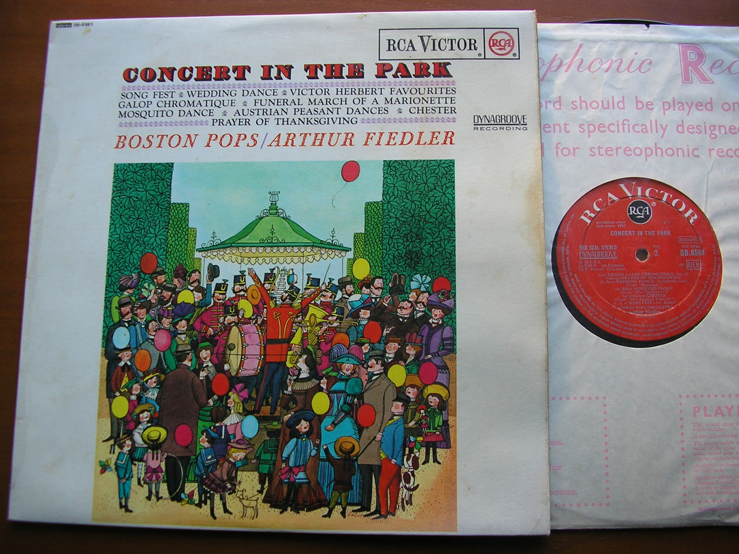 CONCERT IN THE PARK: SCHUMANN / SCHONHERR / GOUNOD / LISZT FIEDLER / BOSTON POPS SB 6561