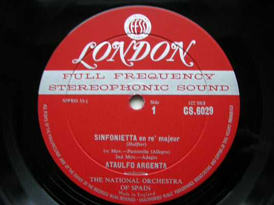 HALFFTER: SINFONIETTA     ARGENTA / SPANISH NATIONAL ORCHESTRA    CS 6029