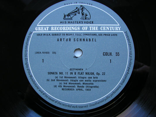 BEETHOVEN: THE COMPLETE PIANO SONATAS     ARTUR SCHNABEL    13 LP SET     COLH 51 - 63