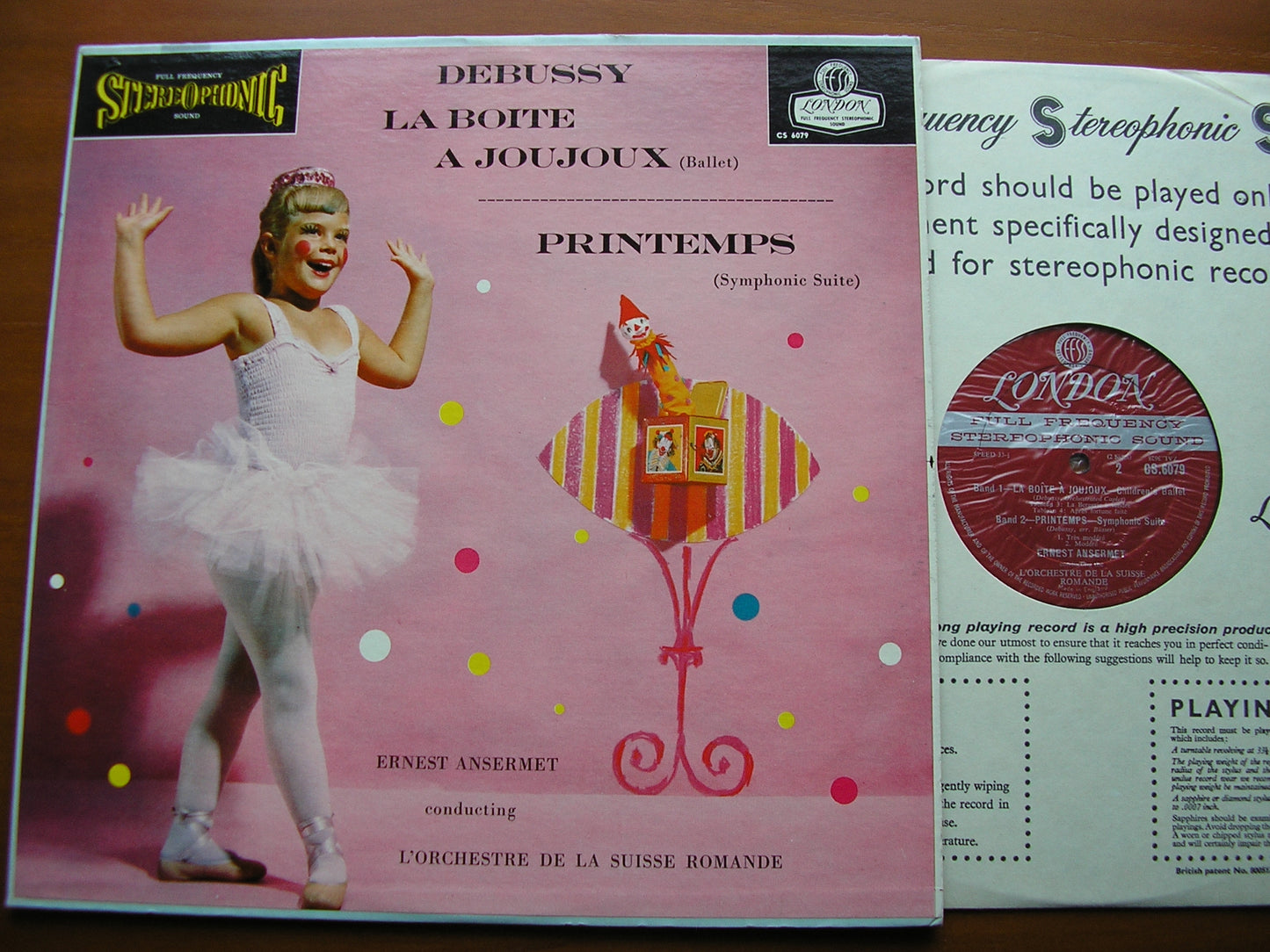 DEBUSSY: LA BOITE A JOUJOUX / PRINTEMPS ANSERMET / SUISSE ROMANDE CS 6079