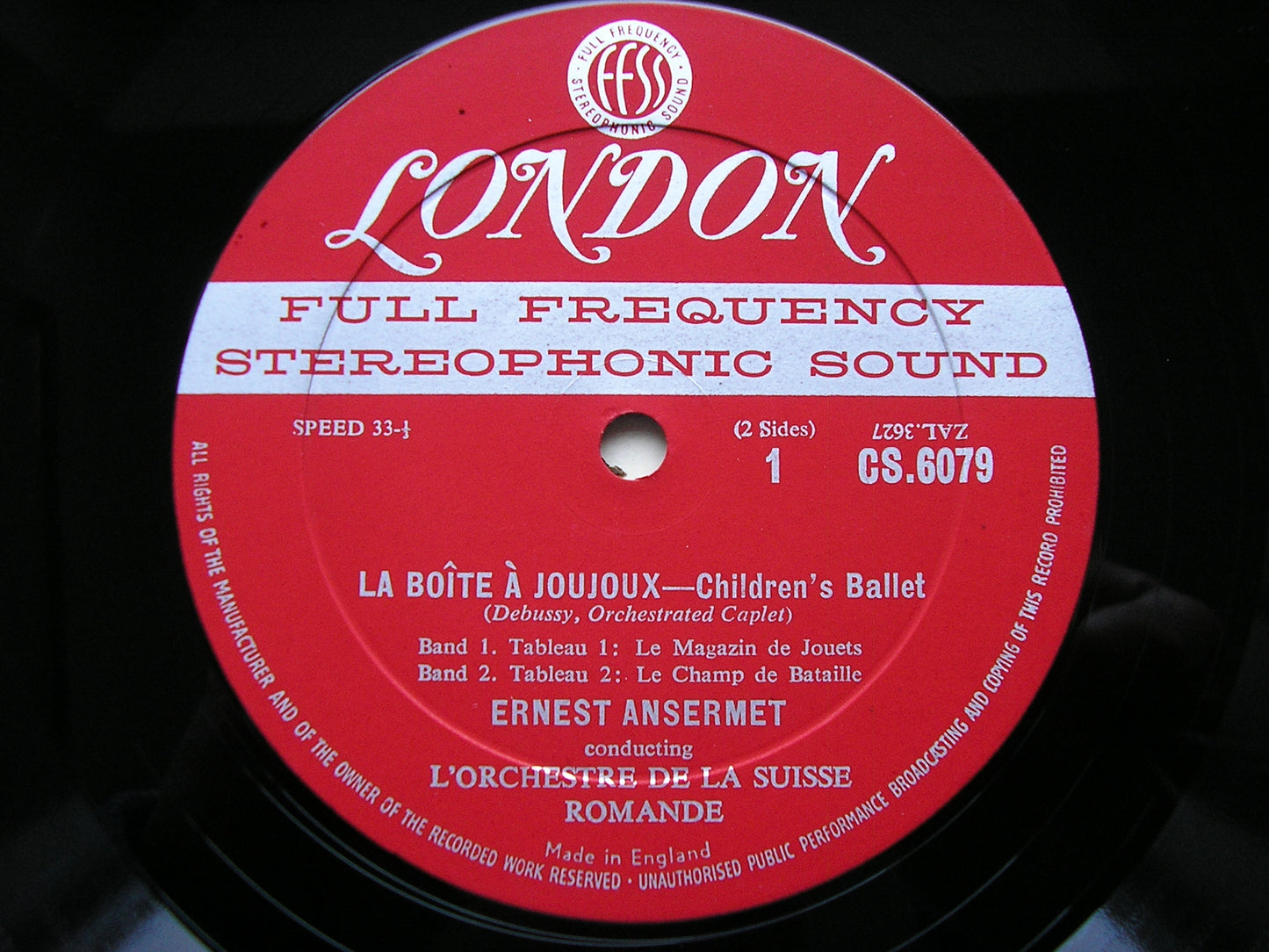 DEBUSSY: LA BOITE A JOUJOUX / PRINTEMPS ANSERMET / SUISSE ROMANDE CS 6079