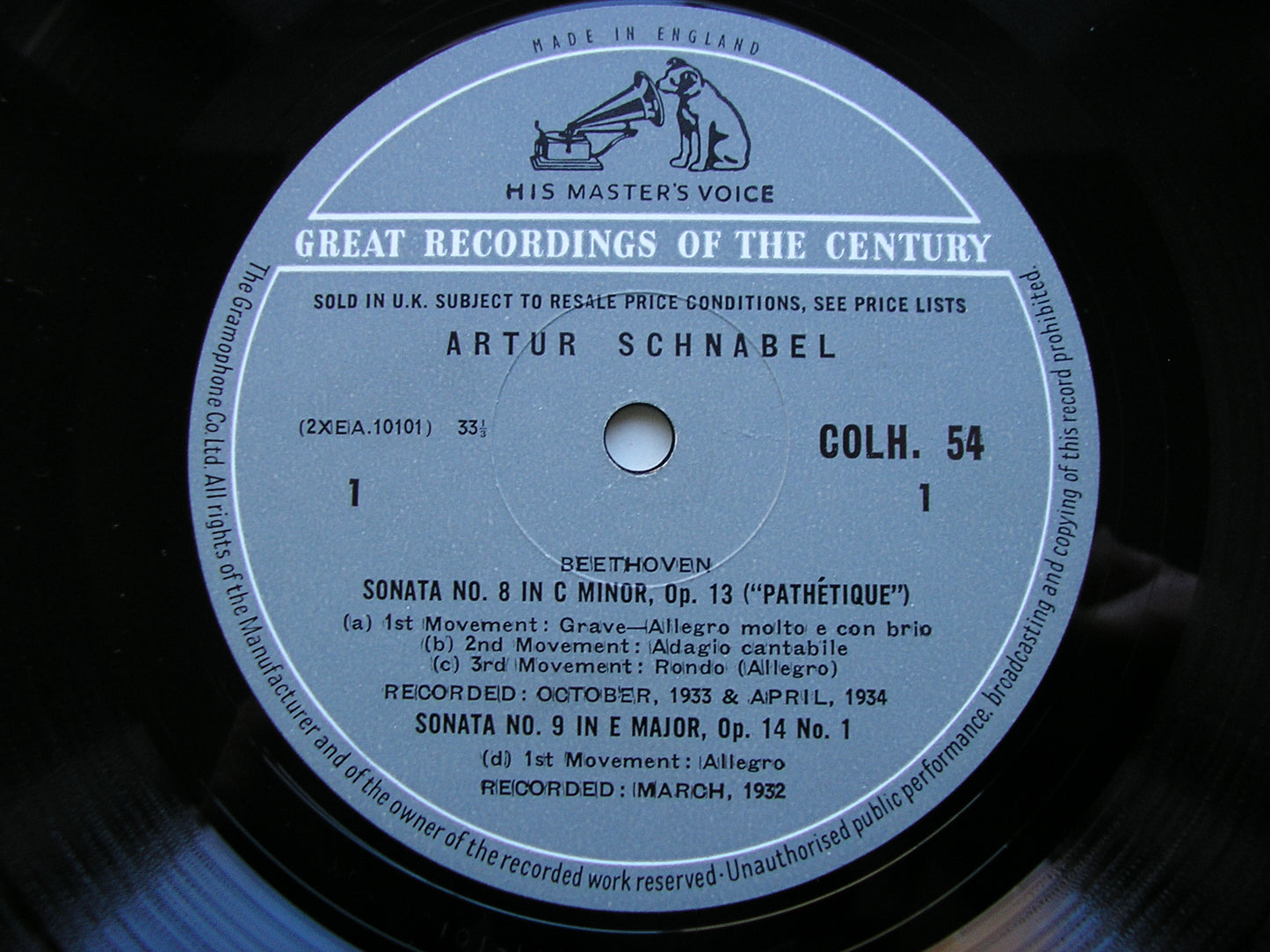 BEETHOVEN: THE COMPLETE PIANO SONATAS ARTUR SCHNABEL 13 LP SET COLH 51 - 63