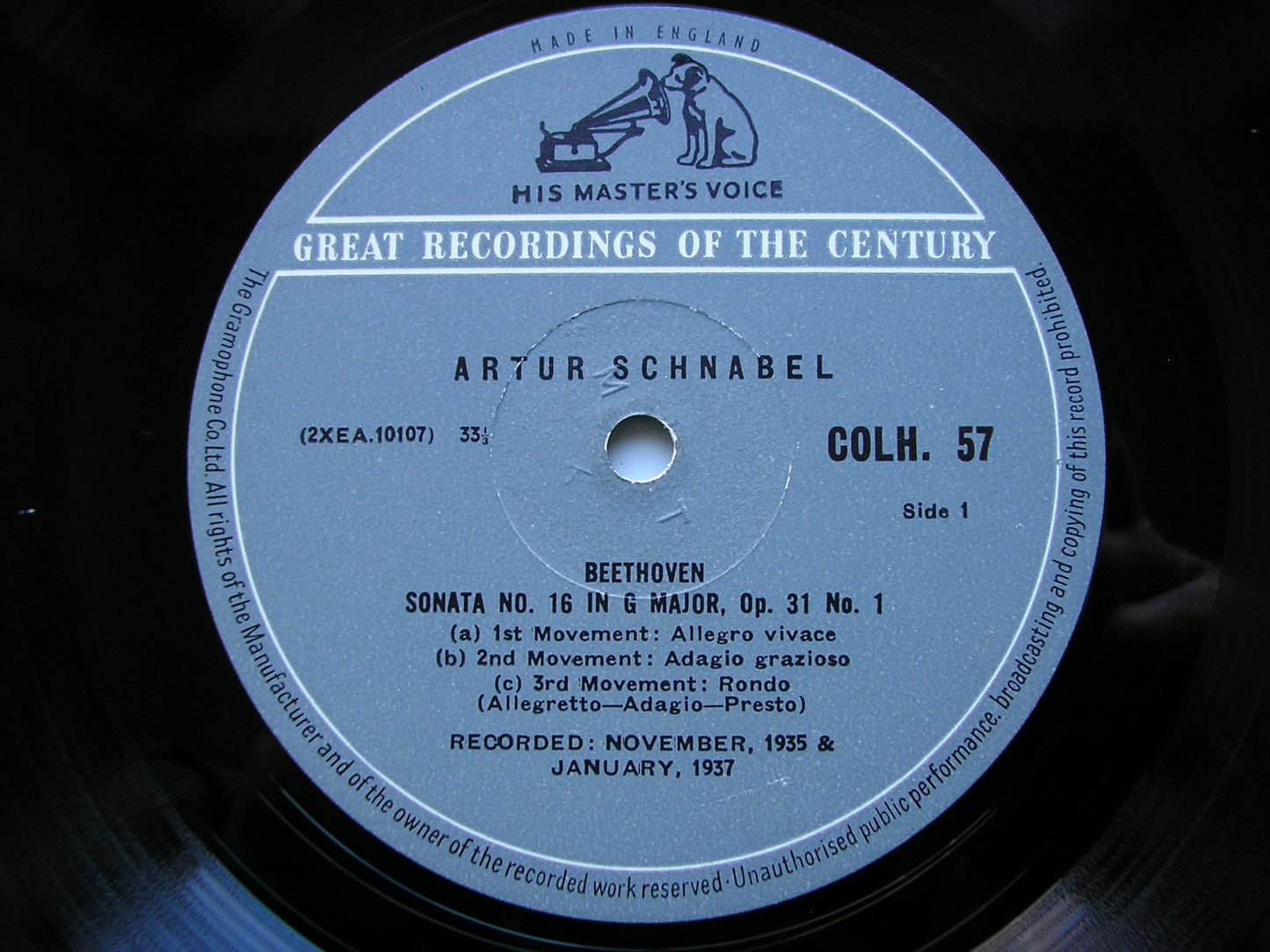 BEETHOVEN: THE COMPLETE PIANO SONATAS ARTUR SCHNABEL 13 LP SET COLH 51 - 63