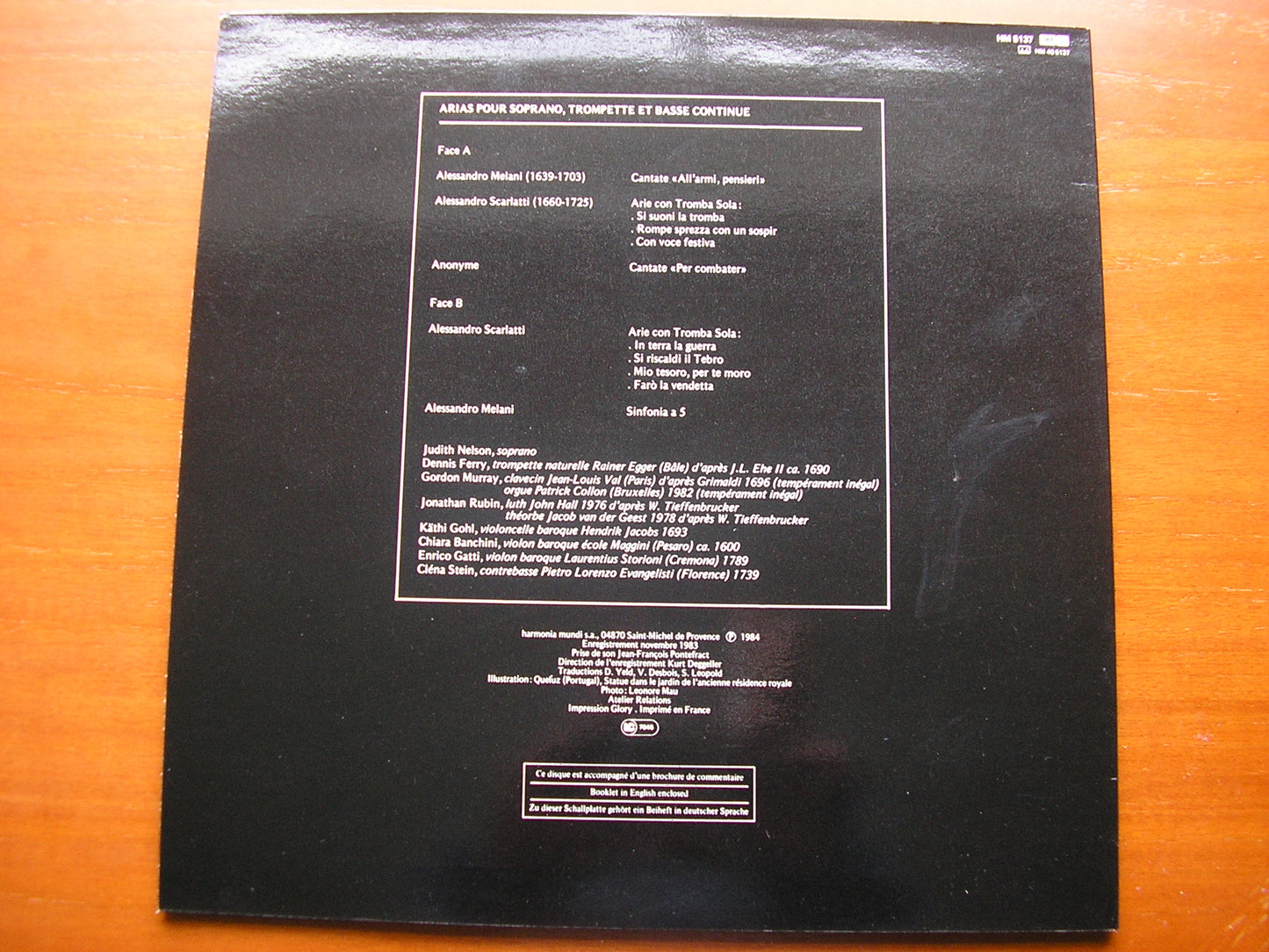 SCARLATTI / MELANI: ARIAS & CANTATAS FOR SOPRANO, TRUMPET & CONTINUO NELSON / FERRY HM 5137