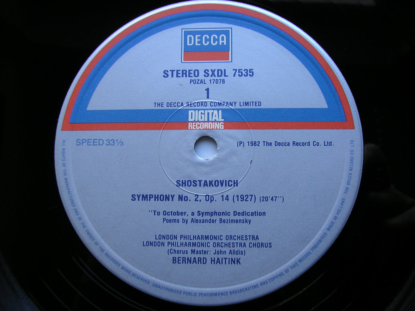 SHOSTAKOVICH: THE COMPLETE SYMPHONIES BERNARD HAITINK / CONCERTGEBOUW / LONDON PHILHARMONIC 15 DECCA LPs