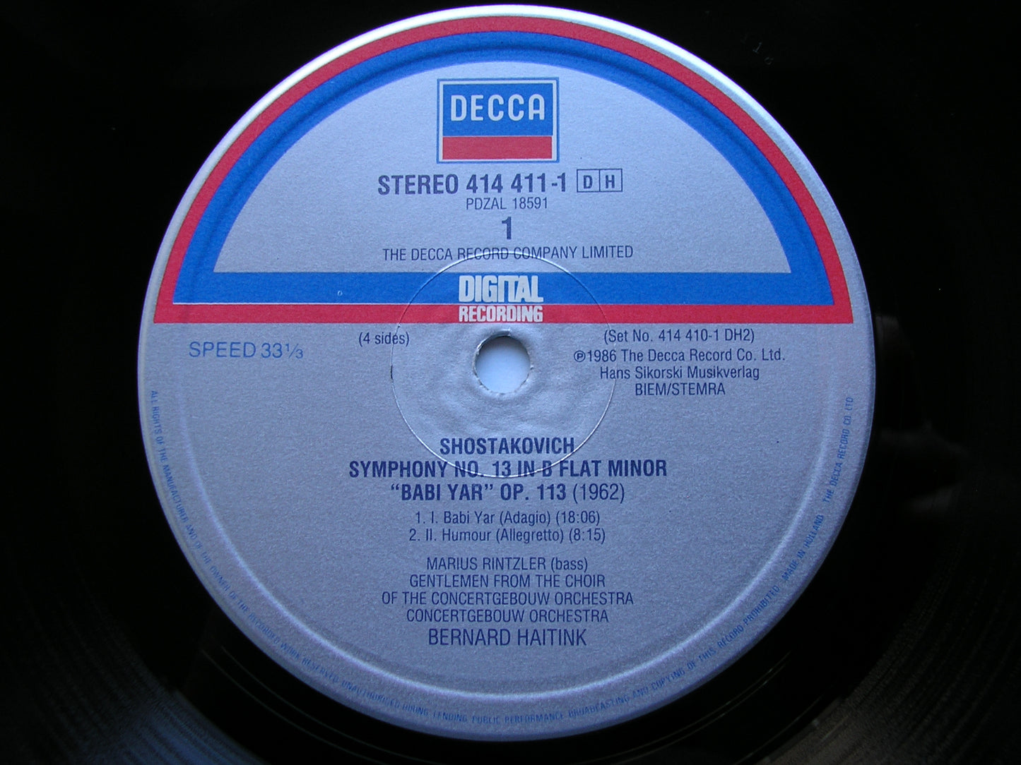 SHOSTAKOVICH: THE COMPLETE SYMPHONIES BERNARD HAITINK / CONCERTGEBOUW / LONDON PHILHARMONIC 15 DECCA LPs
