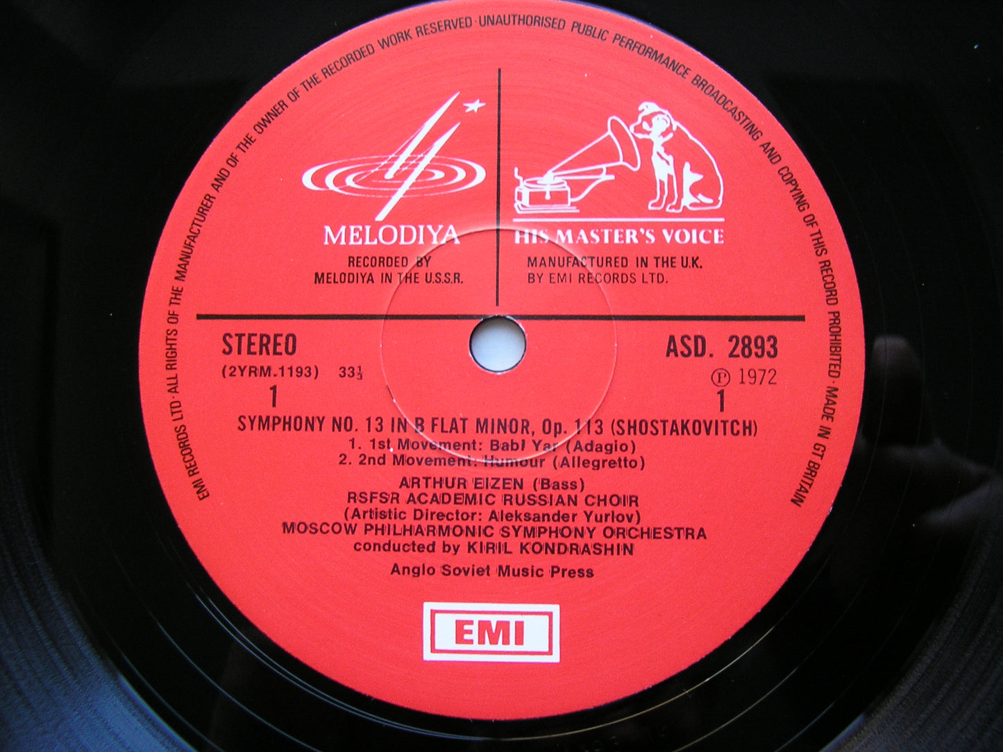 SHOSTAKOVICH: THE COMPLETE SYMPHONIES   KONDRASHIN / SVETLANOV  EMI / MELODIYA  15 LP