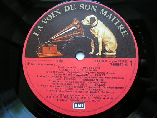 JUNE ANDERSON & ALFREDO KRAUS 'LIVE' FROM THE PARIS OPERA EMI FRANCE 749067