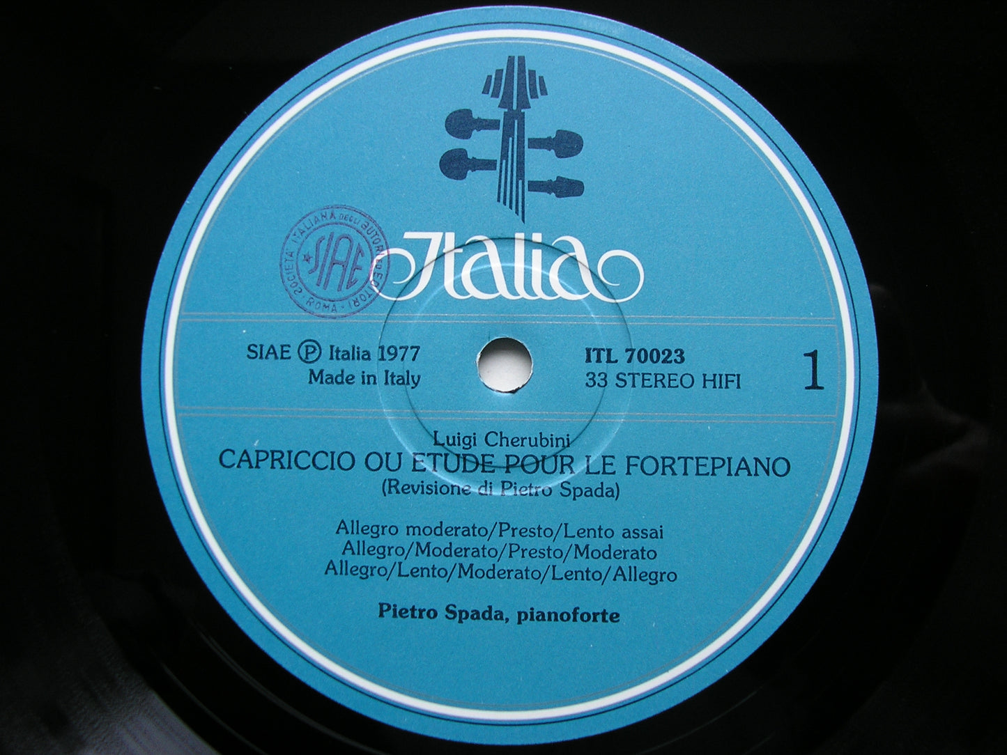 CHERUBINI: CAPRICCIO / FANTASIA    PIETRO SPADA       ITL 70023