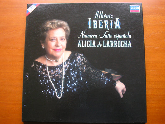 ALBENIZ: IBERIA / NAVARRA / SUITE ESPANOLA    ALICIA DE LARROCHA    417 887