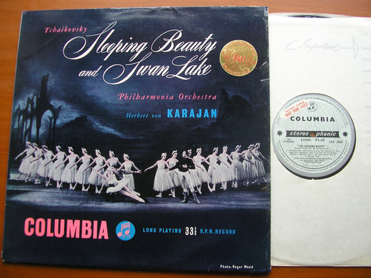 TCHAIKOVSKY: SWAN LAKE Suite / SLEEPING BEAUTY Suite    KARAJAN / PHILHARMONIA    SAX 2306