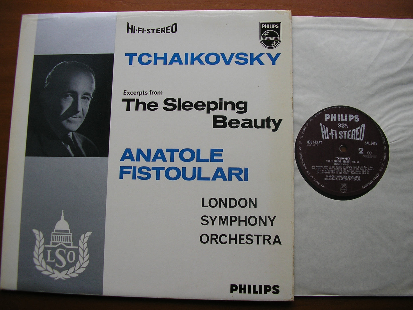 TCHAIKOVSKY: SLEEPING BEAUTY Excerpts FISTOULARI / LONDON SYMPHONY SAL 3415