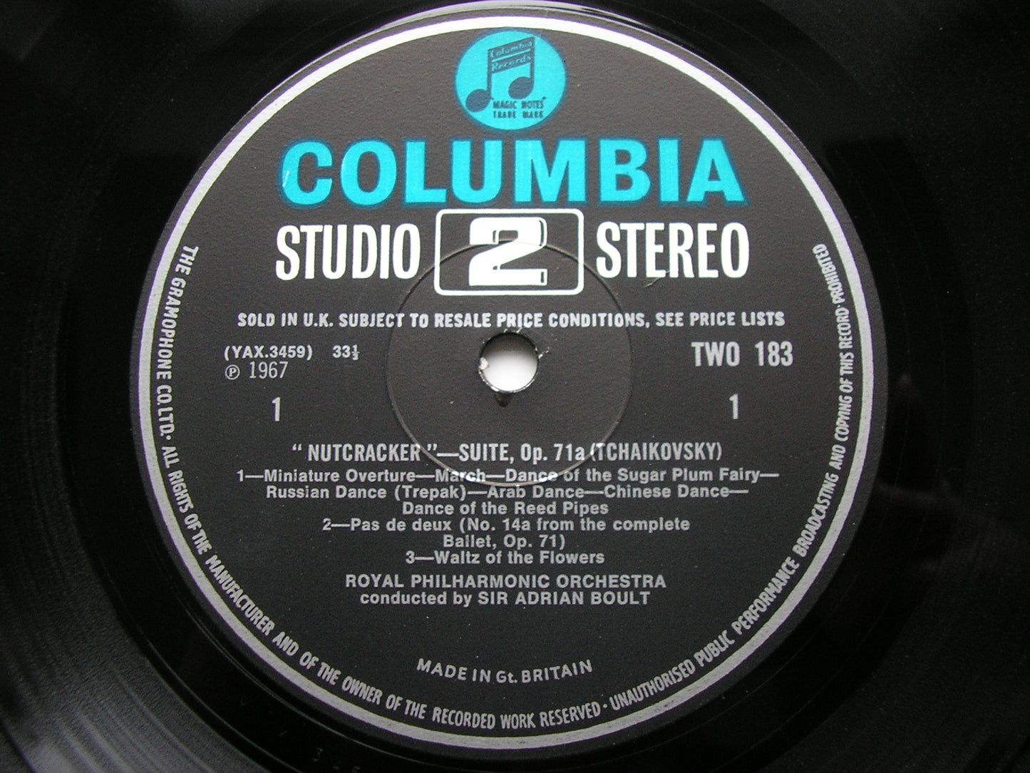 TCHAIKOVSKY: NUTCRACKER Suite / SLEEPING BEAUTY Suite BOULT / ROYAL PHILHARMONIC TWO 183