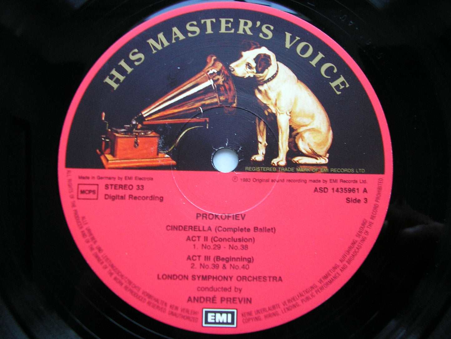 PROKOFIEV: CINDERELLA PREVIN / LONDON SYMPHONY SLS 1435953