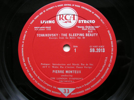 TCHAIKOVSKY: SLEEPING BEAUTY Excerpts   MONTEUX / LONDON SYMPHONY   SB 2013