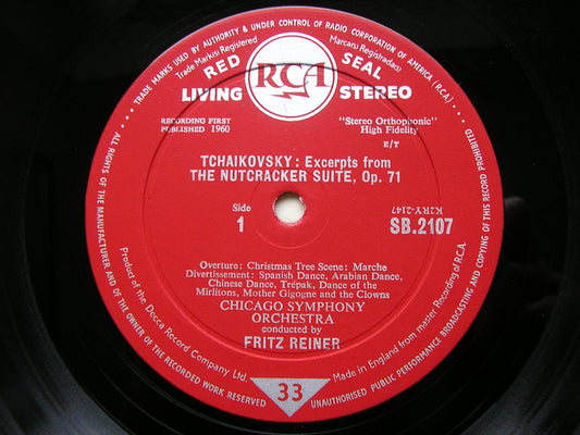 TCHAIKOVSKY: THE NUTCRACKER Excerpts     FRITZ REINER / CHICAGO SYMPHONY    SB 2107