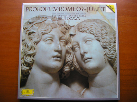 PROKOFIEV: ROMEO & JULIET  complete ballet        OZAWA / BOSTON SYMPHONY    3 LP     423 268