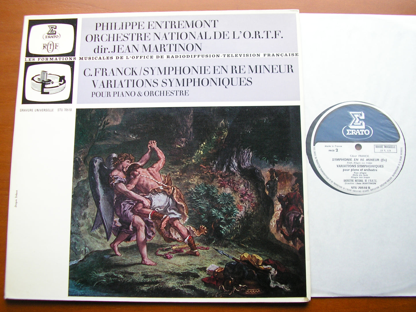 FRANCK: SYMPHONY / SYMPHONIC VARIATIONS ENTREMONT / FNRO / MARTINON STU 70510
