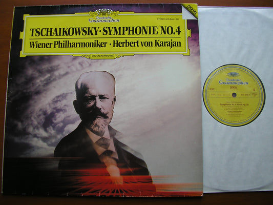 TCHAIKOVSKY: SYMPHONY No. 4    KARAJAN / VIENNA PHILHARMONIC   415 348