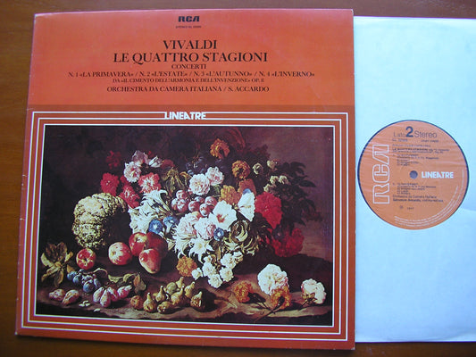 VIVALDI: THE FOUR SEASONS    ACCARDO / ITALIAN CHAMBER ORCHESTRA    GL 32505