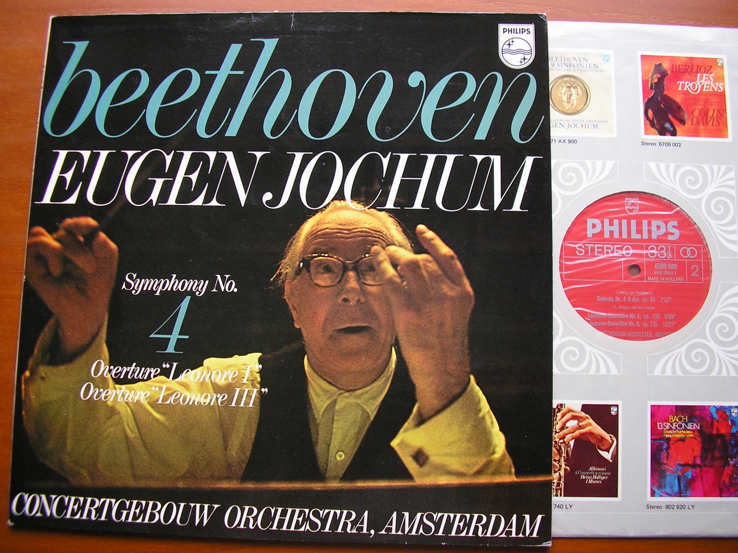 BEETHOVEN: SYMPHONY No. 4 / OVERTURES: Leonore Nos. 1 & 3 JOCHUM / CONCERTGEBOUW ORCHESTRA 6500 089
