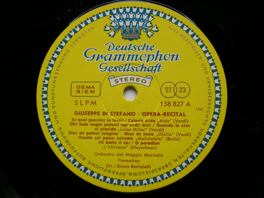 DI STEFANO OPERA RECITAL: VERDI / PUCCINI / BOITO / MEYERBEER / CILEA / GIORDANO ORCHESTRA MMF / BARTOLETTI 138 827