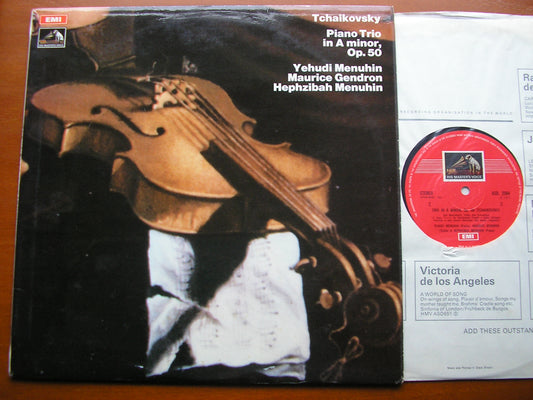 TCHAIKOVSKY: PIANO TRIO in A      YEHUDI & HEPHZIBAH MENUHIN / MAURICE GENDRON      ASD 2594