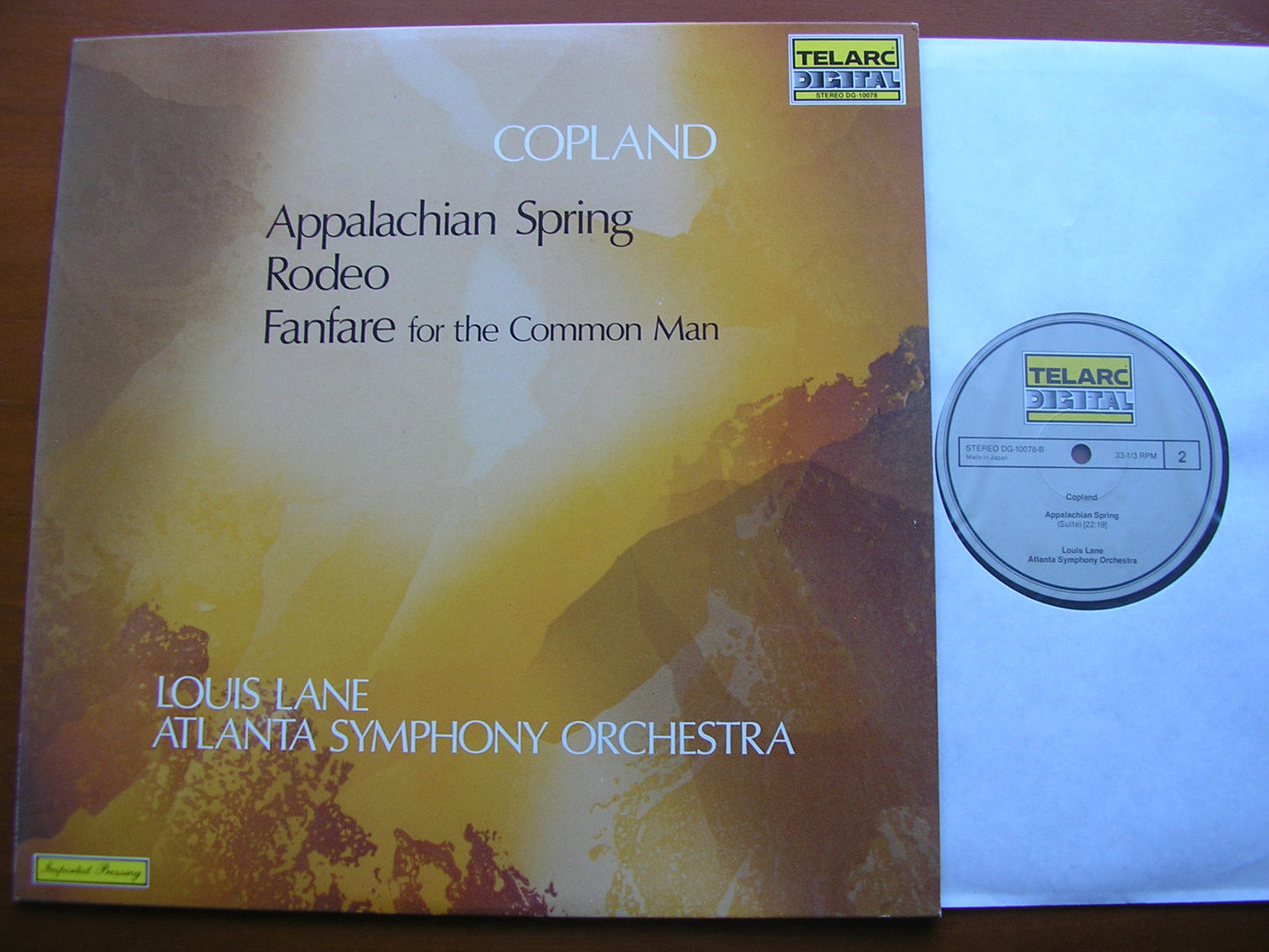 COPLAND: APPALACHIAN SPRING / RODEO / FANFARE LANE / ATLANTA SYMPHONY DG-10078